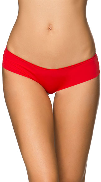 Barely Legal Red Hipster Panty, Red Lace Thong, Red Lace Hipster Panty