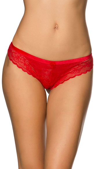 In Your Lace Red Thong Red Lace Thong Sheer Lace Thong