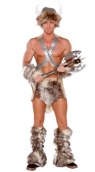 Men\'s Deluxe Viking Costume, Men\'s Viking Costume, Men\'s Fur Costume