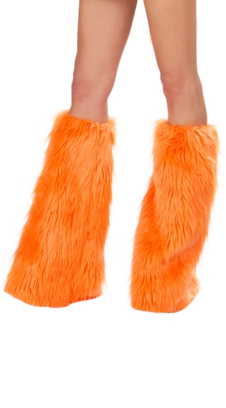 Orange Dinosaur Legwarmers