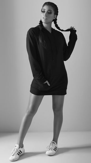 Yandy Elongated Hoodie, gym hoodie - Yandy.com