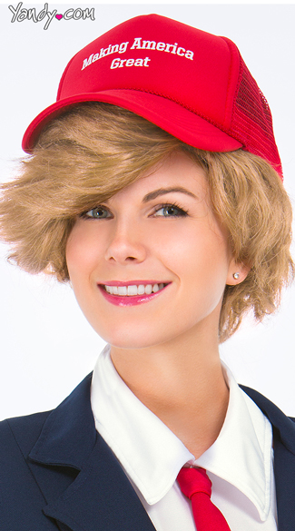 Making America Great Hat, Donna T Rumpshaker Hat, Red Politician Hat
