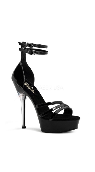 5 1/2\" Stiletto Platform Heel with Upper Straps, Sexy Stiletto Platform Heel