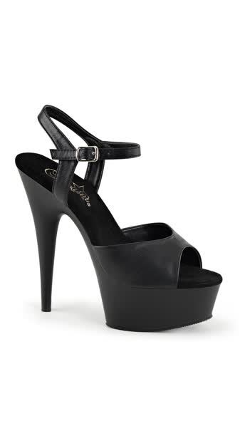 6\" Heel, 1 3/4\" Pf Ankle Strap Sandal