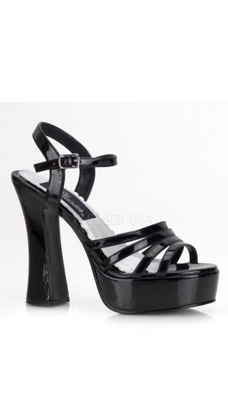 5\" Chunky Heel Ankle Strap Platform Sandal