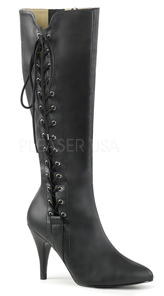 4\" Lace-Up Knee High Boot, Lace Up Knee Boot - Yandy.com