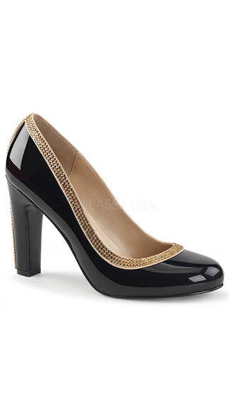 4\" Classic Embellished Heels, classic heels - Yandy.com