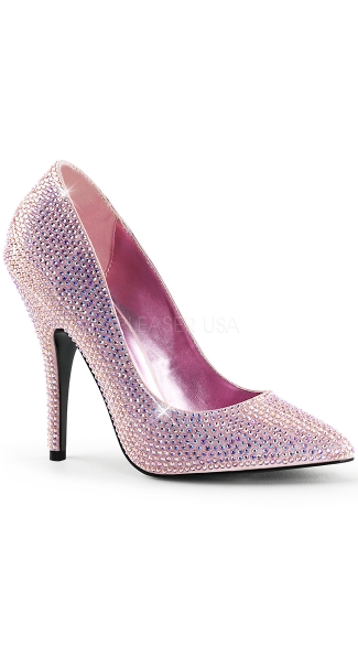 5\" Heel, Rs Covered Pointed Toe Pump