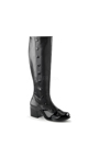 knee high button boots