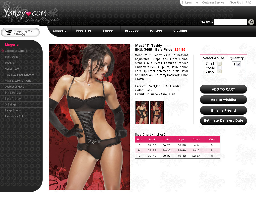 FIne Lingerie - High End Lingerie - High Quality Lingerie