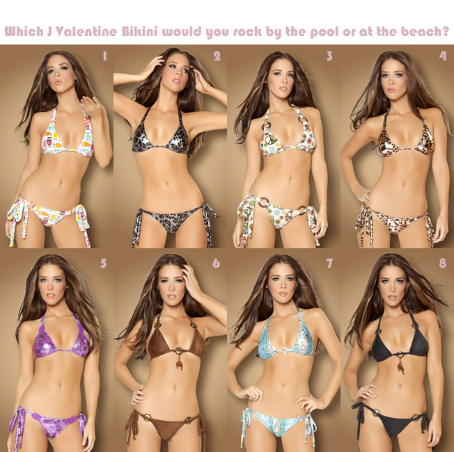New J Valentine Bikinis