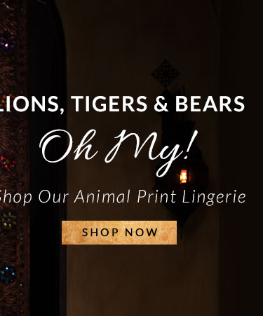 Shop our animal print lingerie
