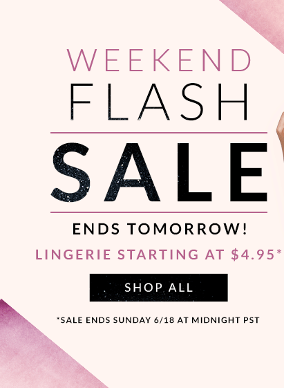 Flash Sale Lingerie Starting at $4.95
