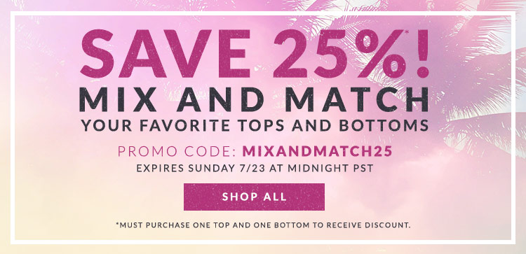 Save 20% - Mix and Match Tops and Bottoms