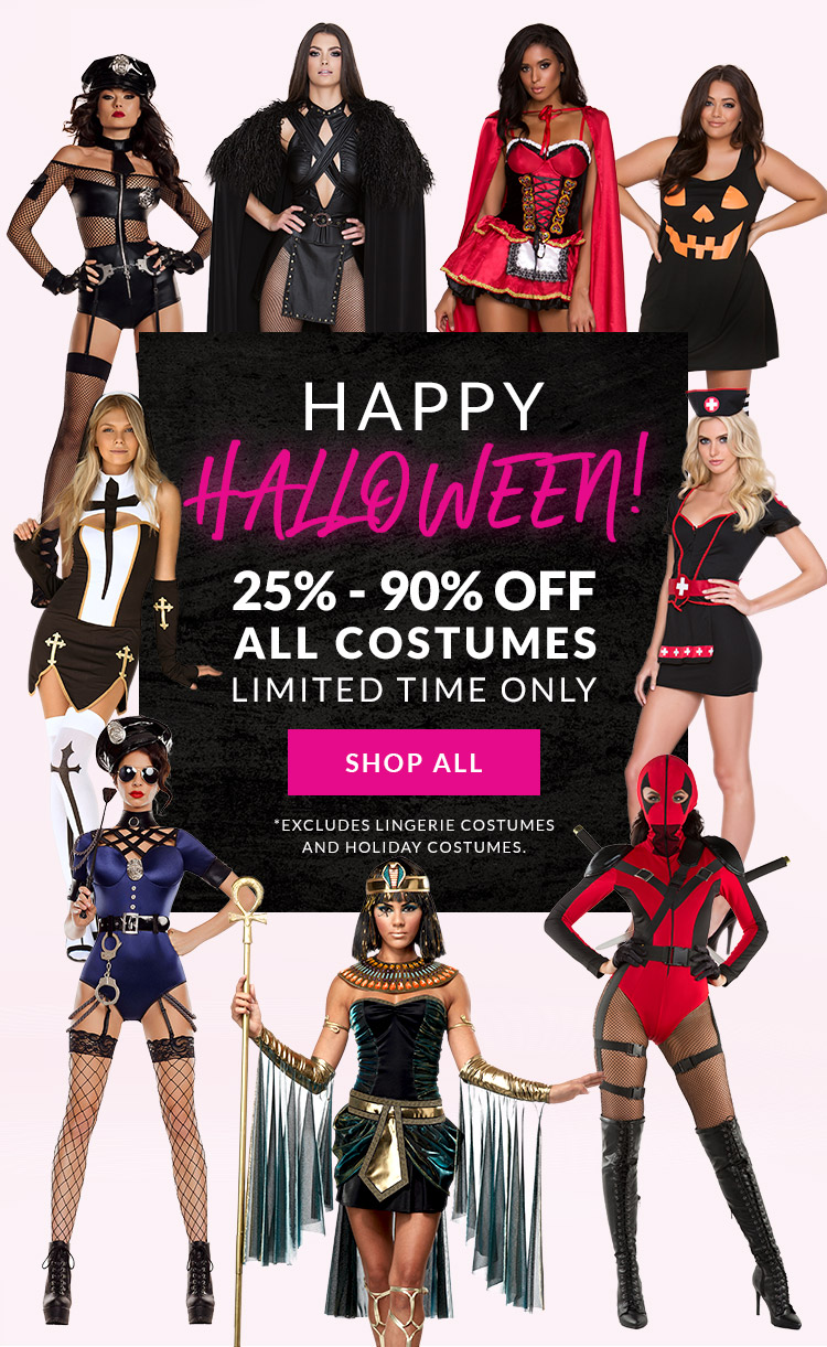 25% - 90% Off All Costumes