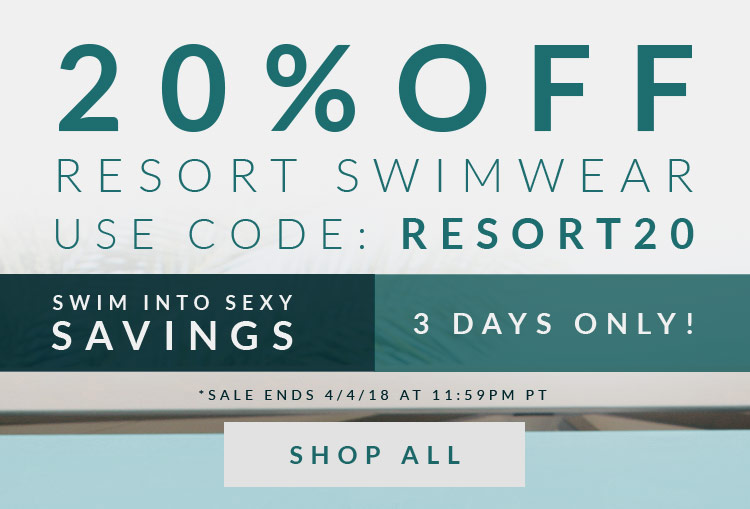 Shop 20% OFF Resort Swimwear