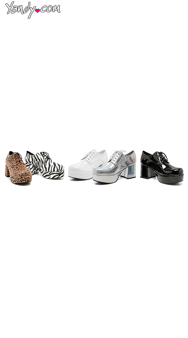 disco platform heels