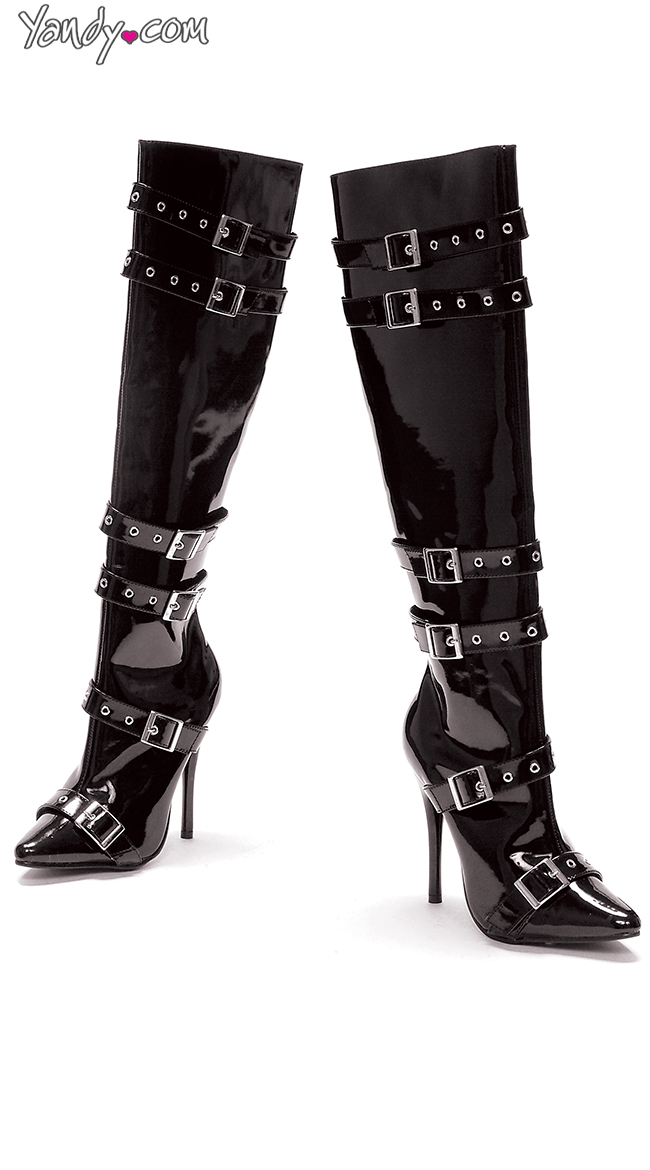 tight knee length boots