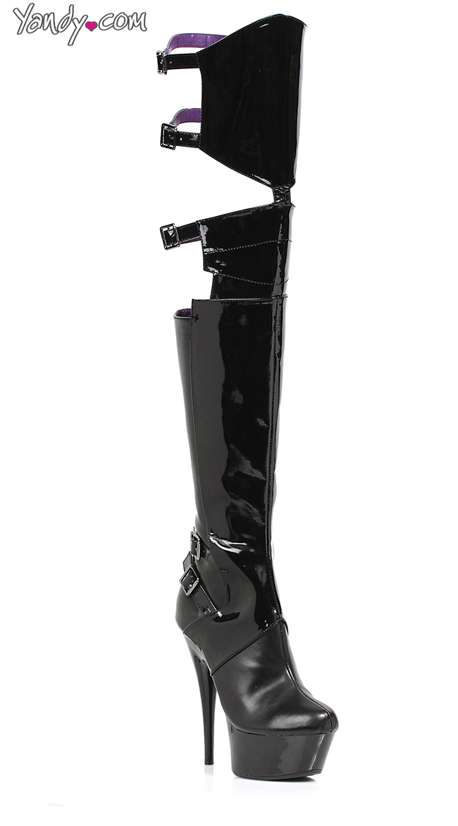 yandy thigh high boots