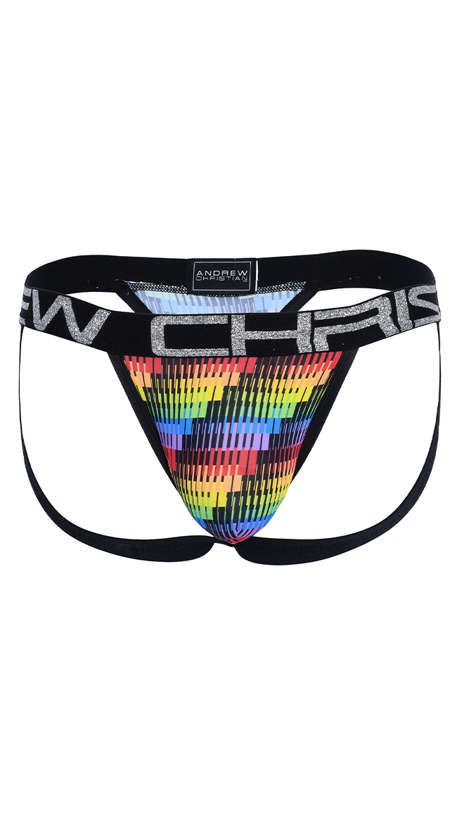 Men's Disco Pride Jock Thong, Men's Rainbow Thong - Yandy.com