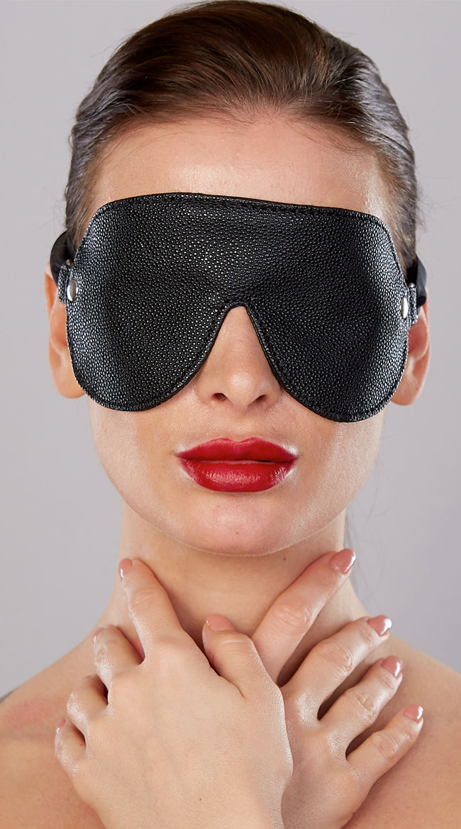 Ribbon Tie Face Mask Black Eye Mask Yandy