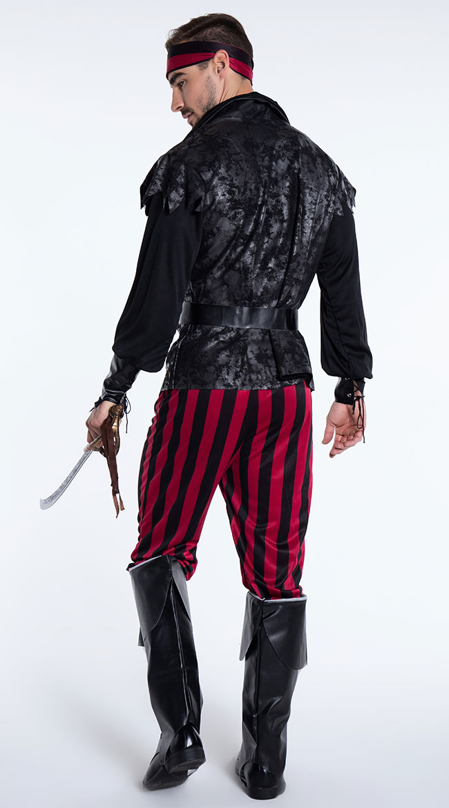 Mens Ruthless Rogue Costume Mens Pirate Costume Mens Sailor Costume 8521