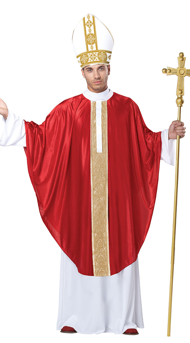 Mens The Pope Costume Mens Religious Costume 