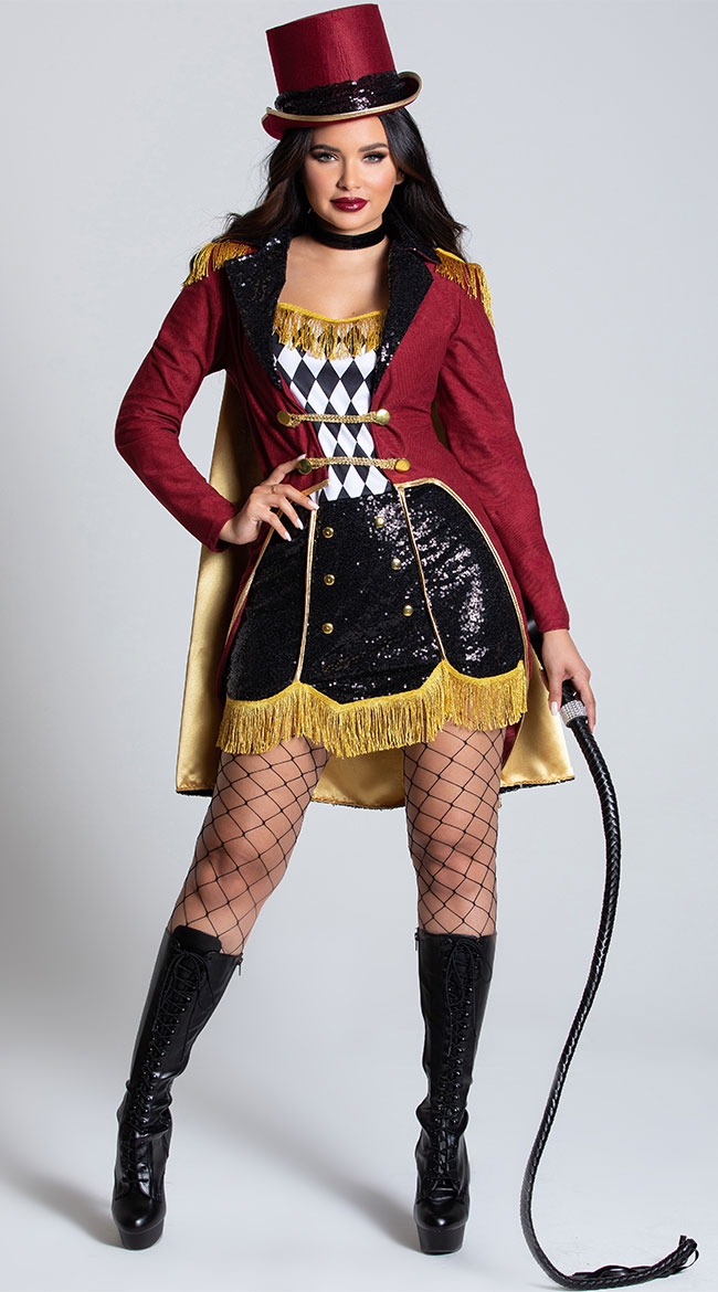 Dazzling Ringmaster Costume, sequin ringmaster costume - Yandy.com