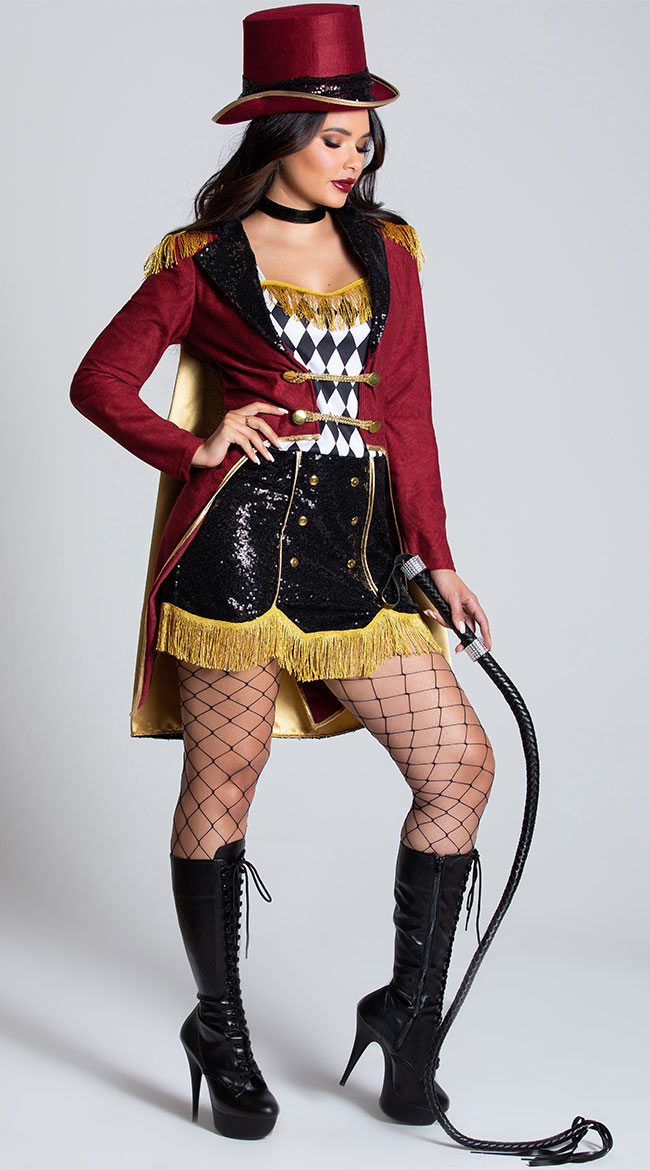 Dazzling Ringmaster Costume, sequin ringmaster costume - Yandy.com