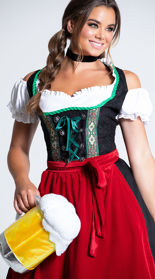 Oktoberfest Fraulein Costume, Sexy Oktoberfest Costume, Sexy German Costume