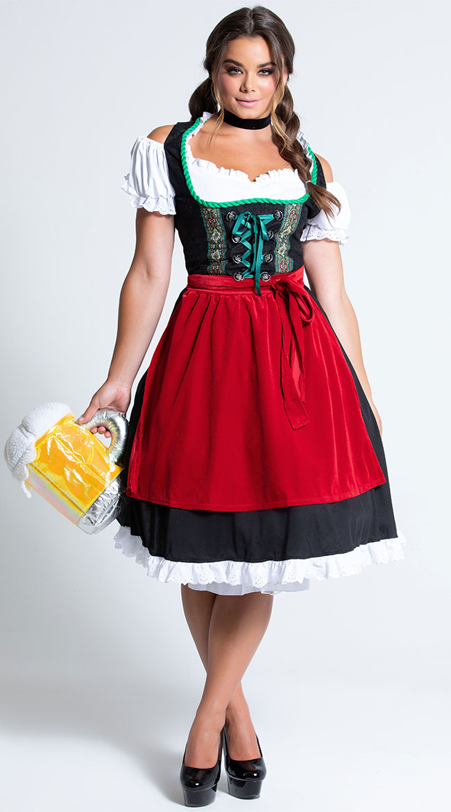 Oktoberfest Fraulein Costume, Sexy Oktoberfest Costume, Sexy