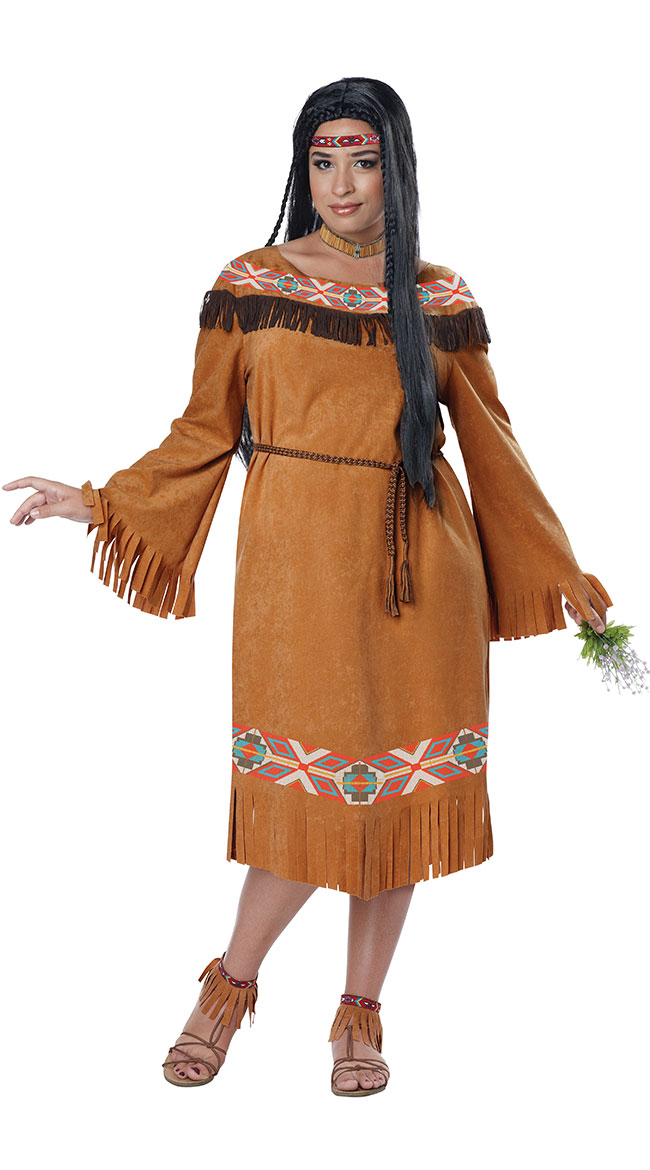 plus size indian princess costume