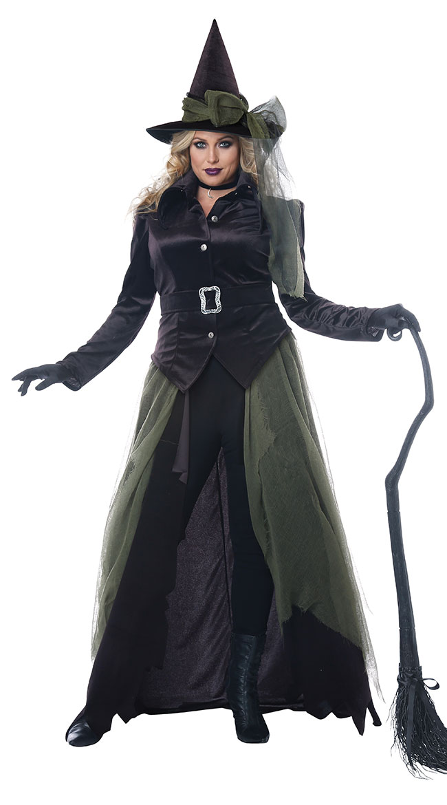 Plus Size Gothic Witch Costume Plus Size Witch Costume