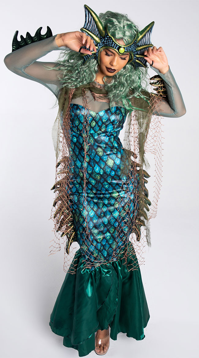 Dark Sea Siren Costume, Sexy Sea Creature Costume - Yandy.com