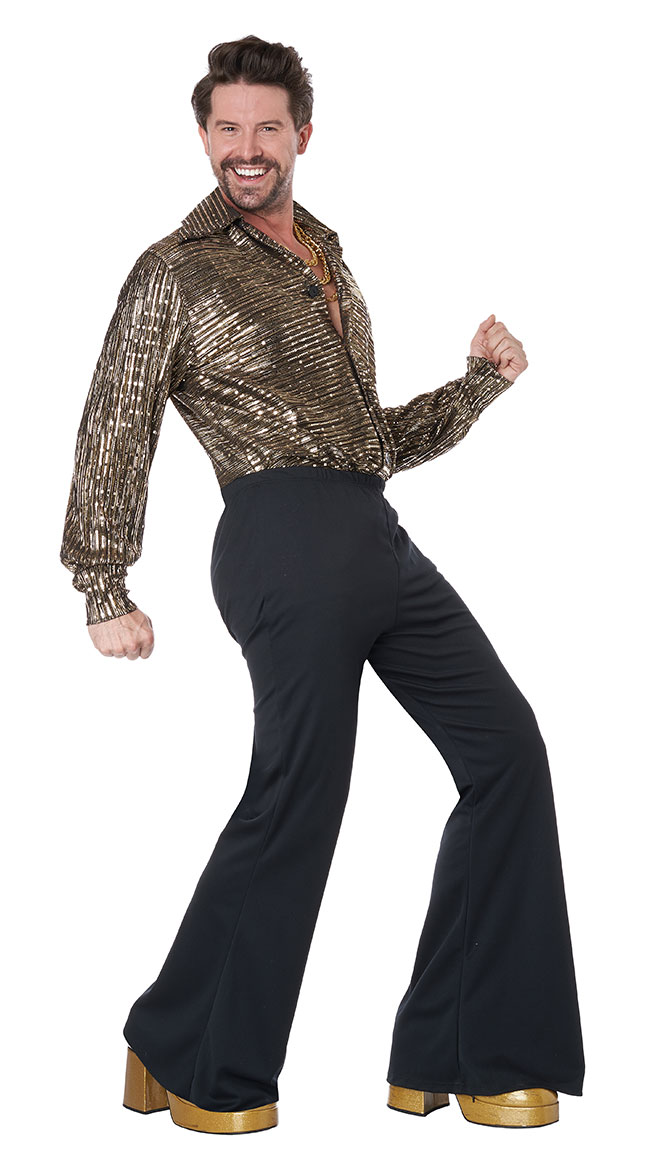 Men's Disco Dude Costume, Sexy Men's 70's Disco Costume-Yandy.com