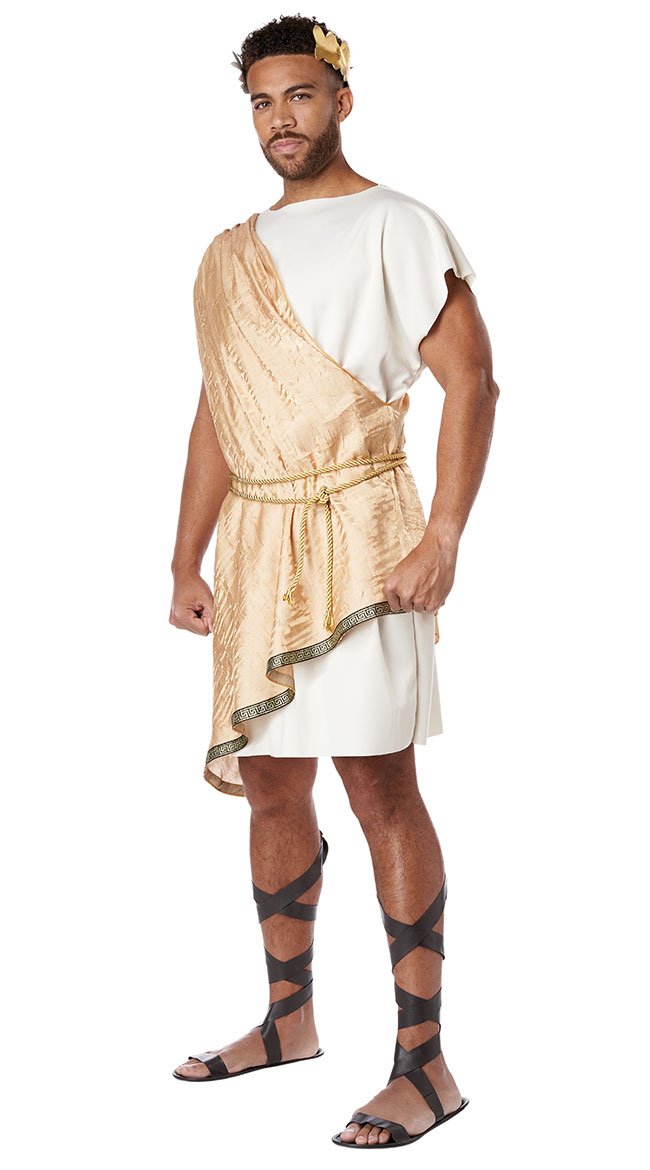 Mens Greek God Toga Costume Mens Sexy Greek God Costume 4126