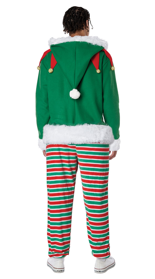 Extraordinary Elf Onesie Costume, Sexy Santa Elf Fleece Onesie Costume