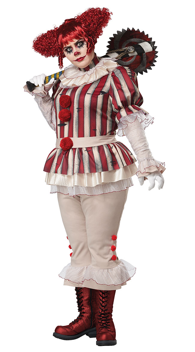 Sadistic Clown Costume, scary clown costume - Yandy.com