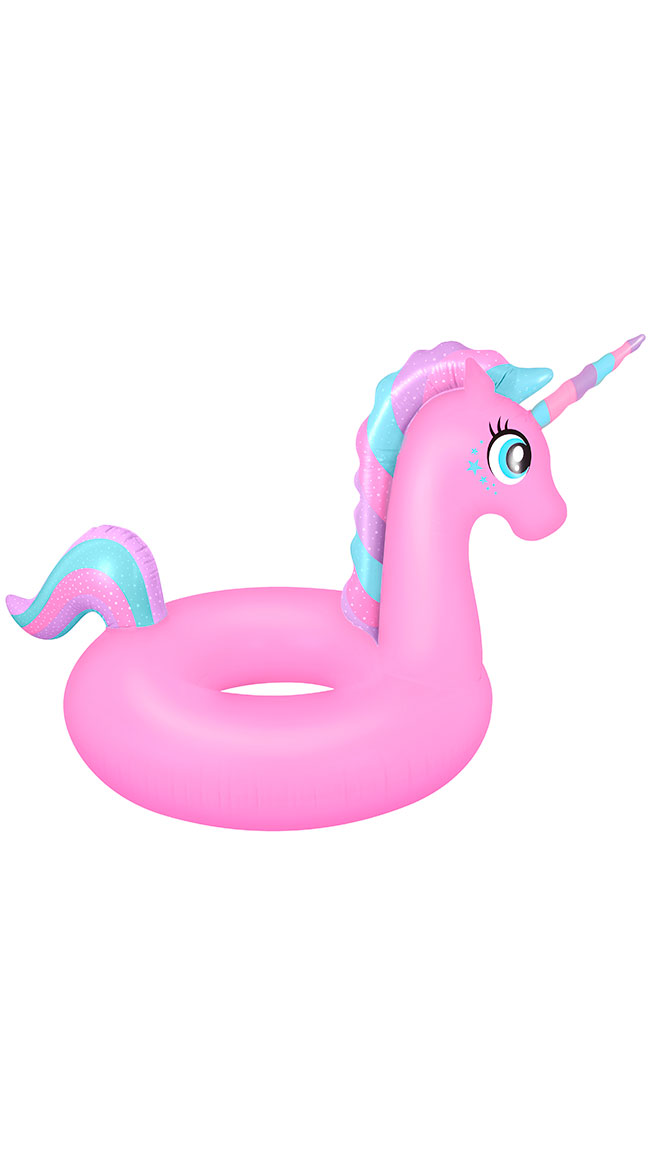 Pink Unicorn Pool Float, unicorn pool floatie - Yandy.com