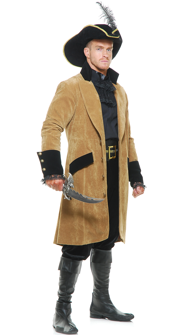 Mens Elegant Pirate Coat Exquisite Mens Pirate Coat Luxurious Pirate Jacket 3914