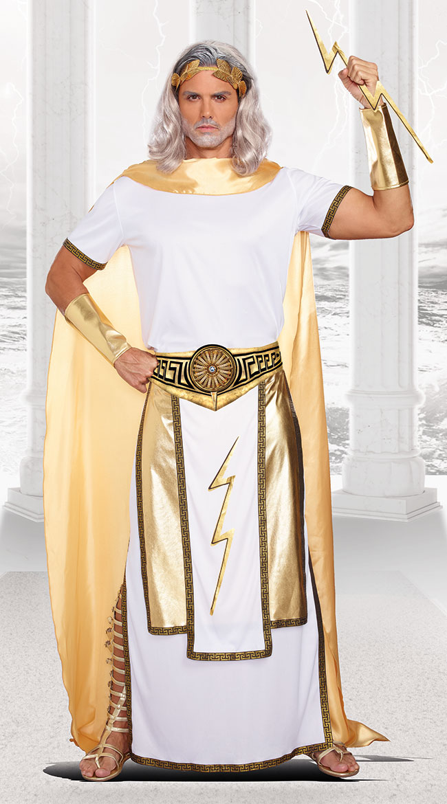 Mens Zeus Costume Zeus Costume Greek God Costume Mens Greek God Costume Mens Greek 3057