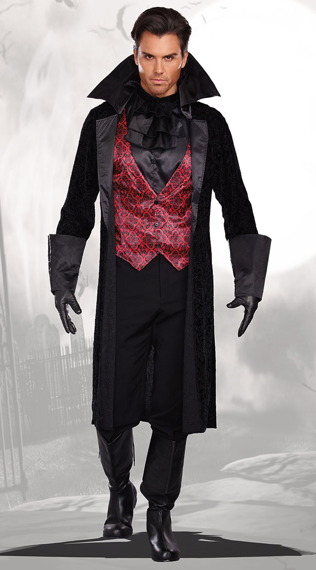 Plus Size Men's Bloody Handsome Vampire Costume.