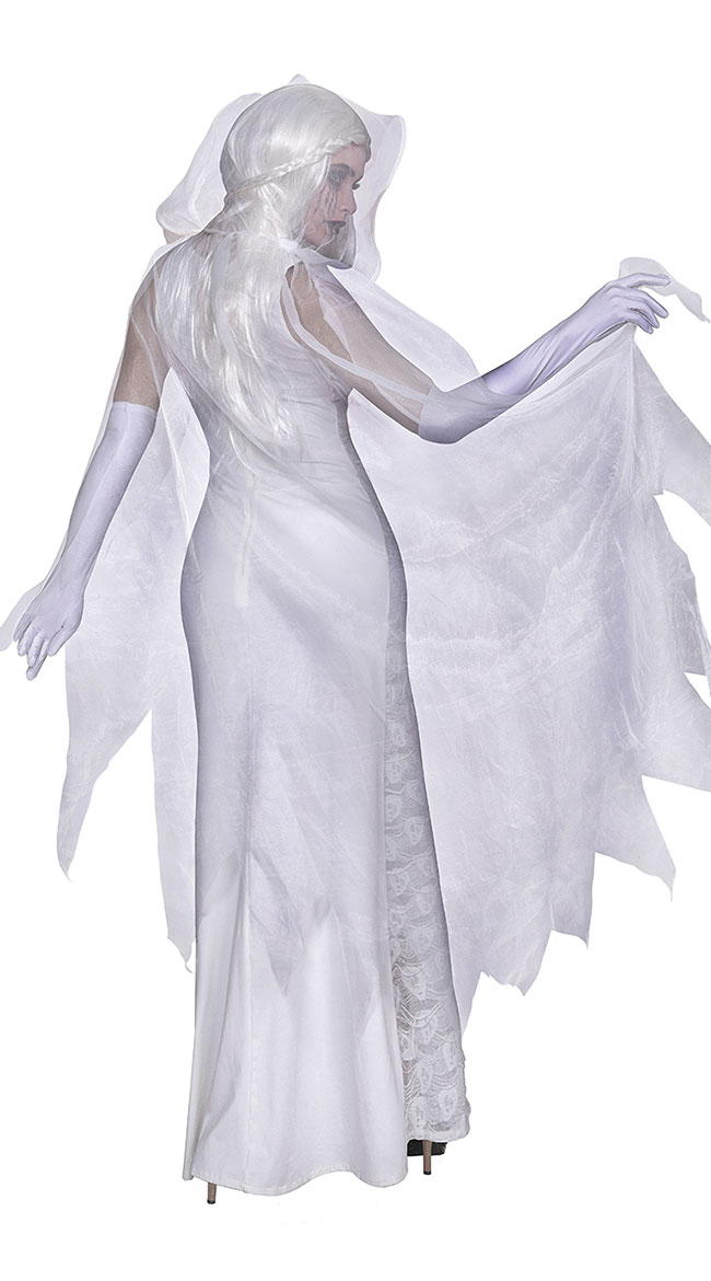 Boo Spooky Ghost Costume Ghost Gown Costume 7978