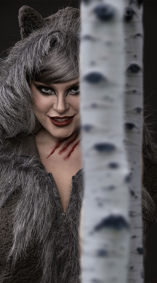 Wild Wolf Costume, Sexy Cozy Wolf Costume