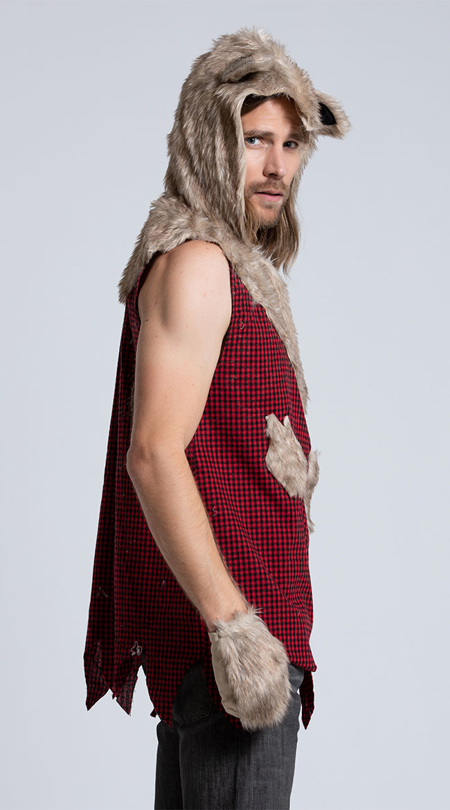 Men's Sexy Bad Wolf Costume, Wolf Costume For Men, Furry Costumes For Men
