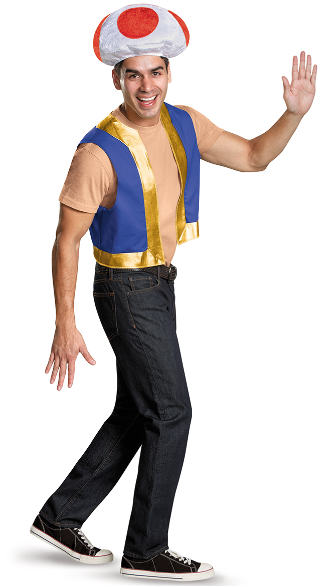 Toal Stool Accessory Kit Costume , Mario Brother's Toad Costume, Toad