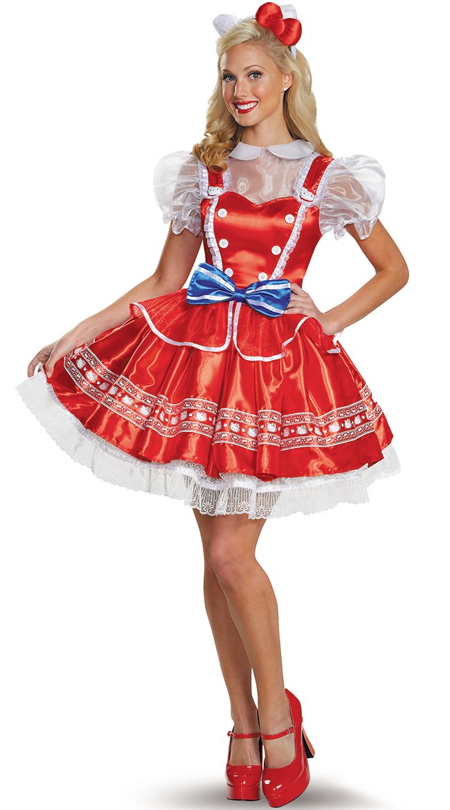 Hello Kitty Cutie Costume, Hello Kitty Costume, Cartoon Character Costume