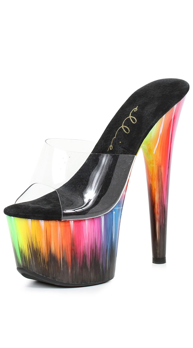 rainbow clear slides