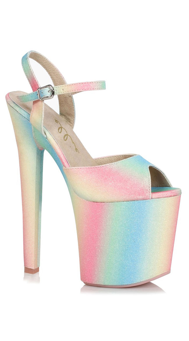 8 inch platform sandals