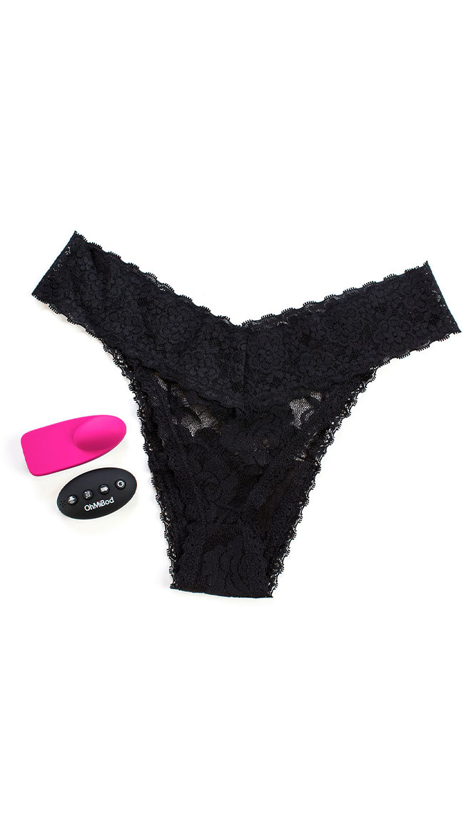 Black OhMiBod Club Vibe 3.0 Vibrating Panty by Entrenue - Yandy.com